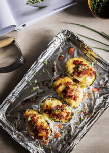 มันฝรั่งอบชีส